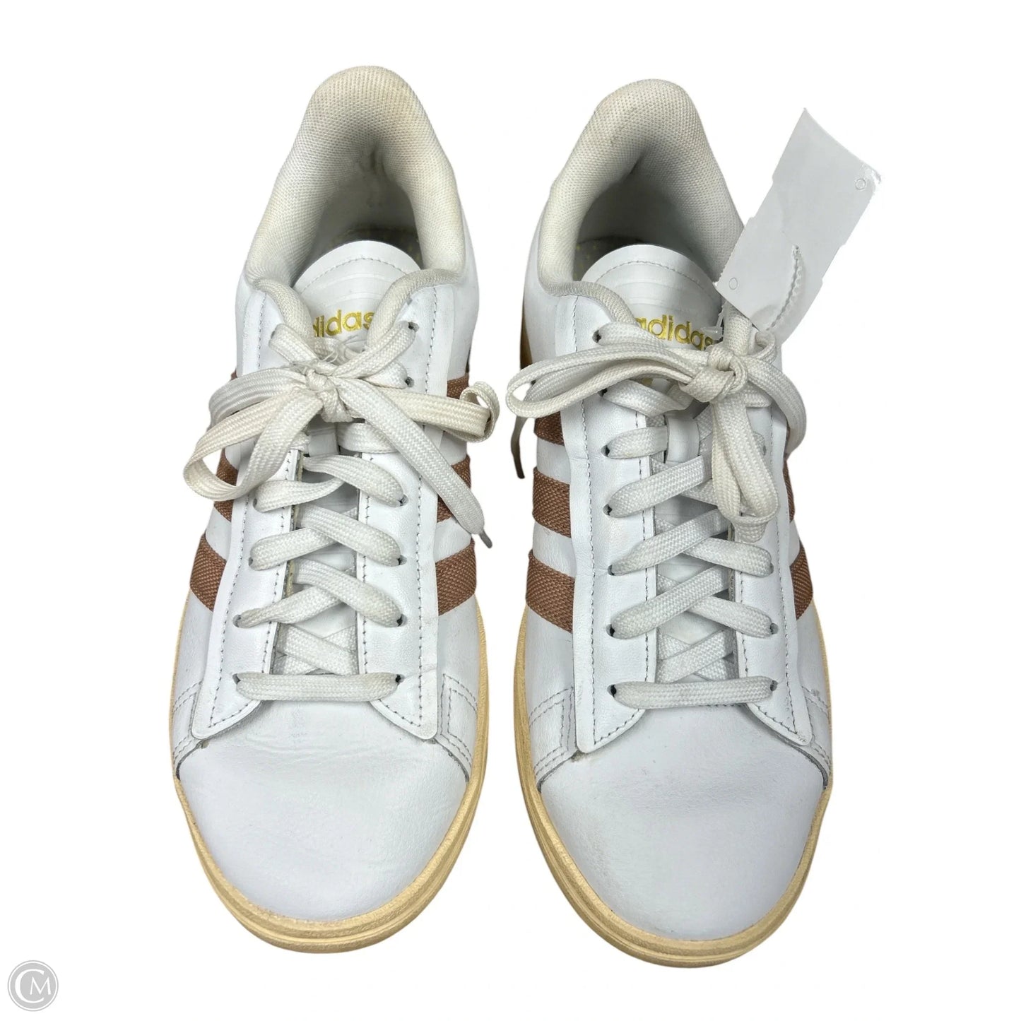 Shoes Sneakers By Adidas In Brown & White, Size: 8.5