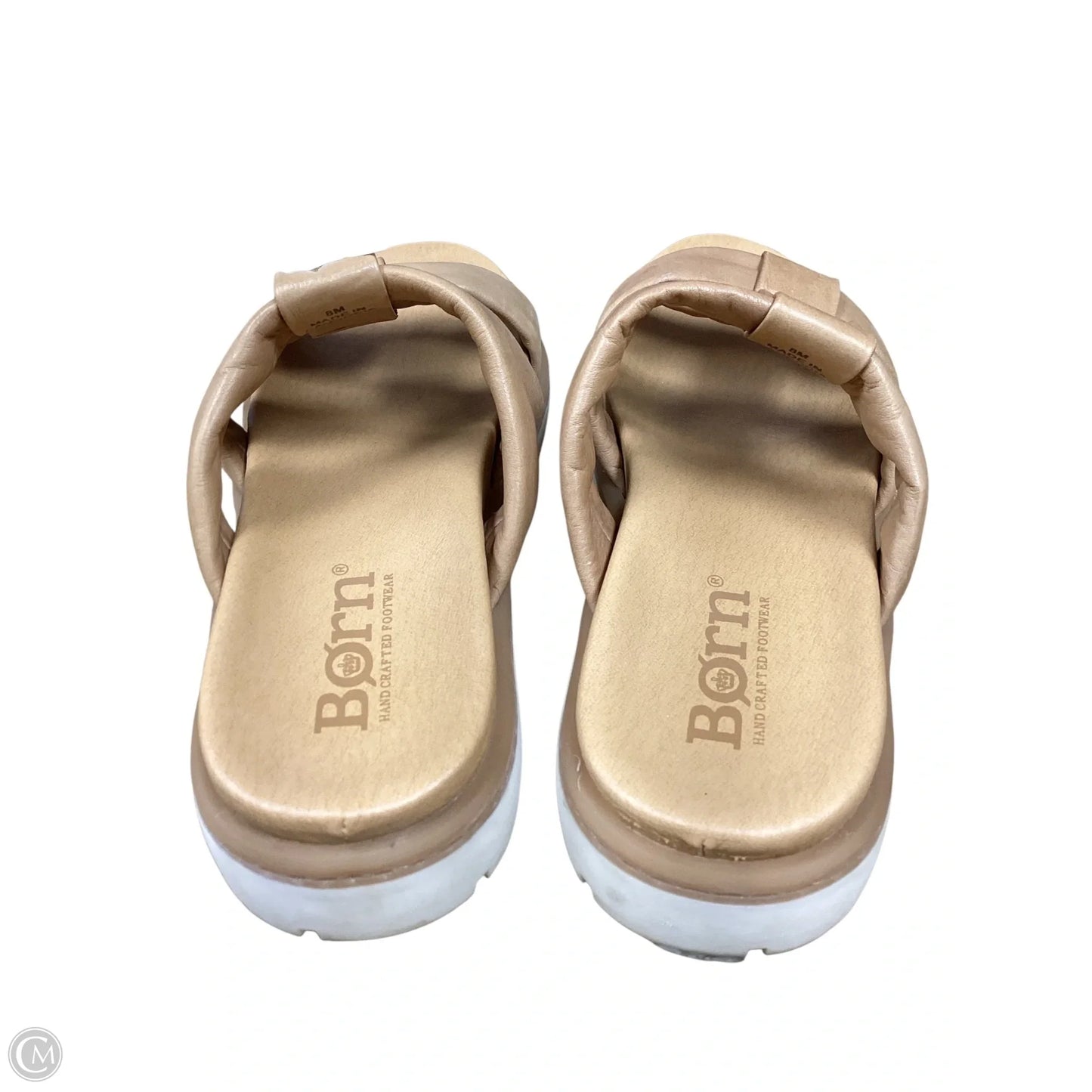Sandals Flats By Born In Tan, Size: 8