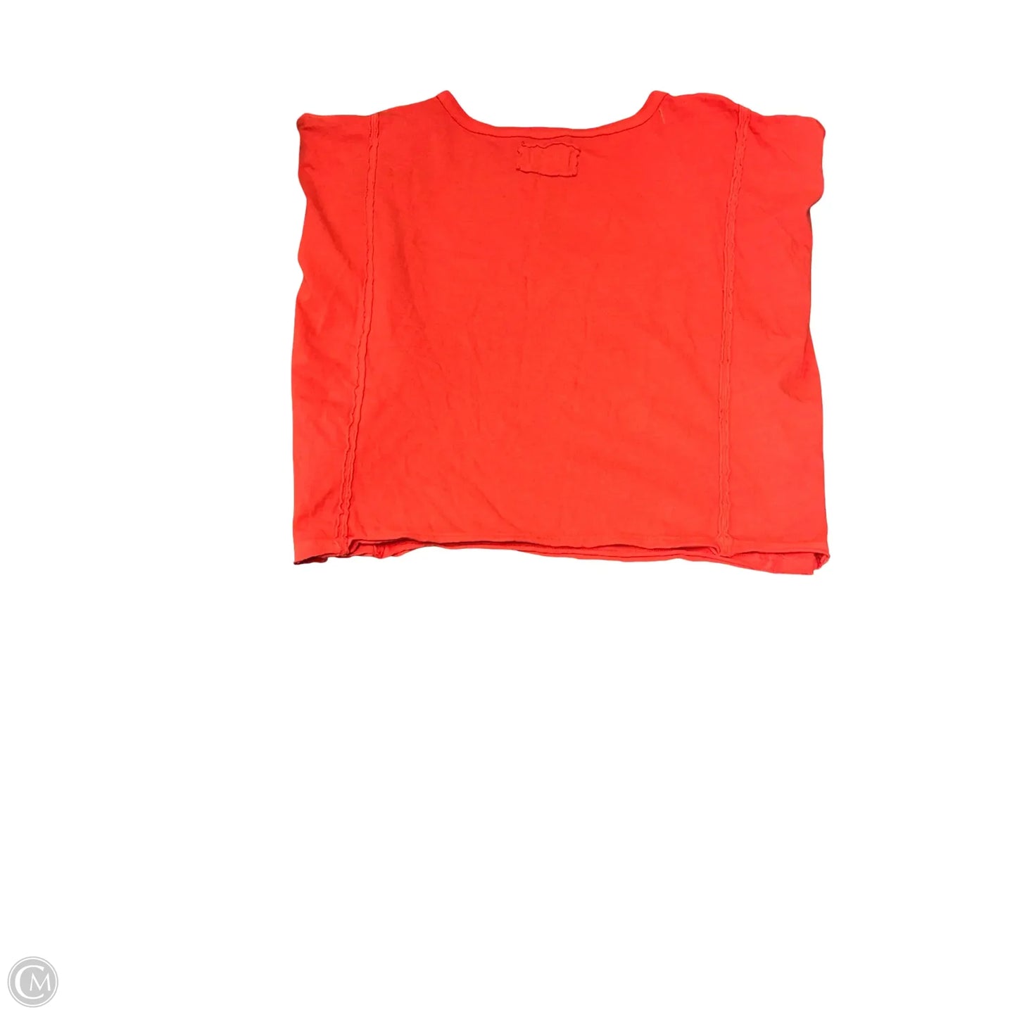 Top Short Sleeve By We The Free In Orange, Size: Xs