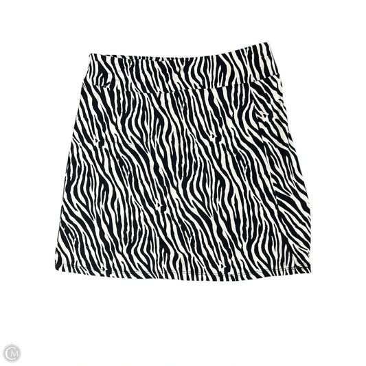 Skort By Lulu B In Zebra Print, Size: Xs