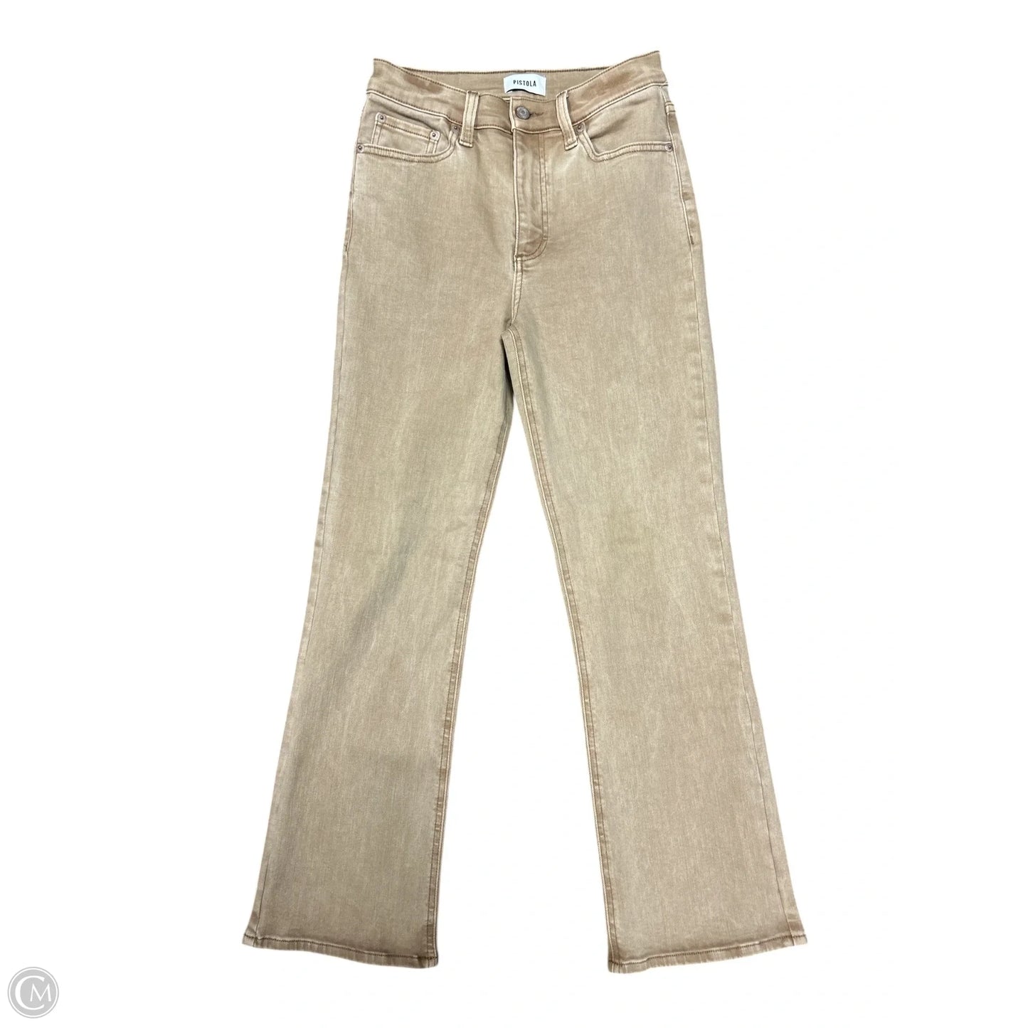 Jeans Straight By Pistola In Brown Denim, Size: 2