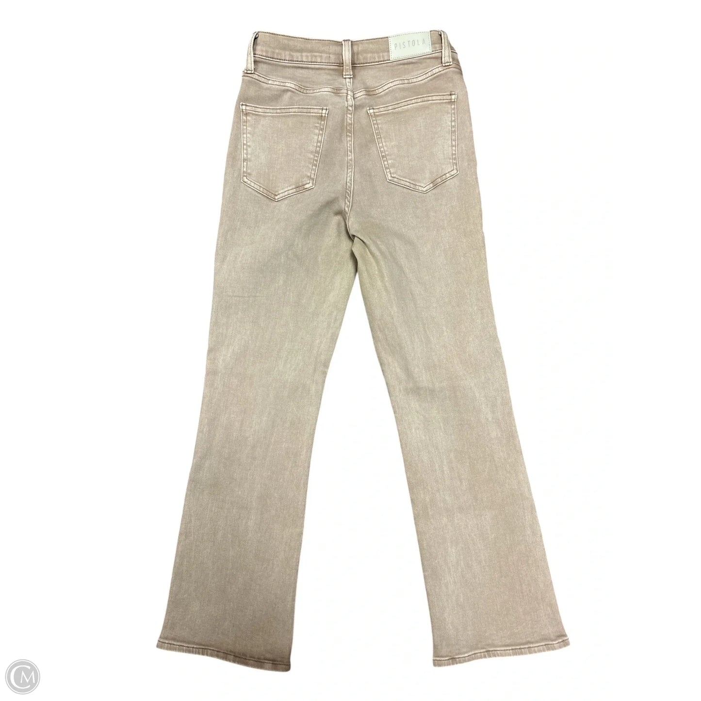 Jeans Straight By Pistola In Brown Denim, Size: 2