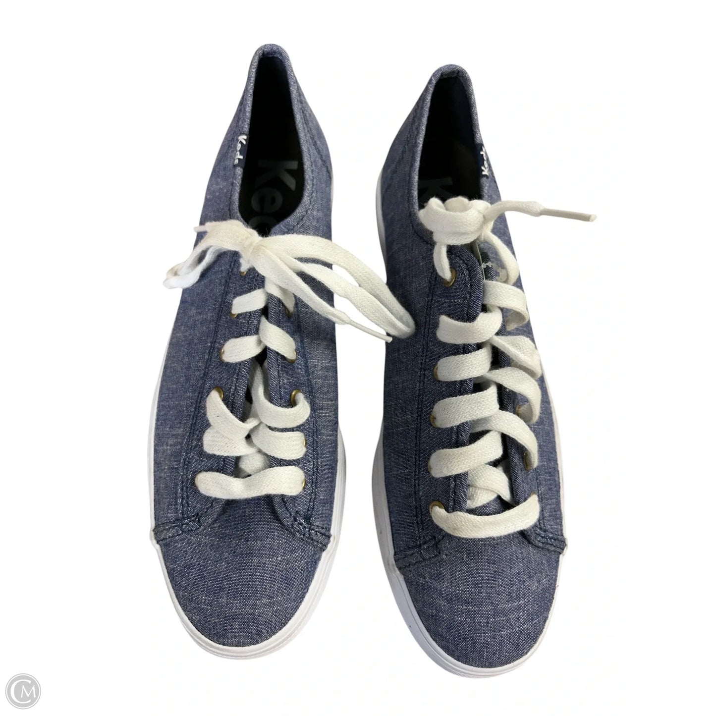 Shoes Sneakers Platform By Keds In Blue Denim, Size: 8
