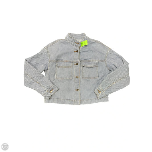 Jacket Denim By Universal Thread In Blue Denim, Size: S