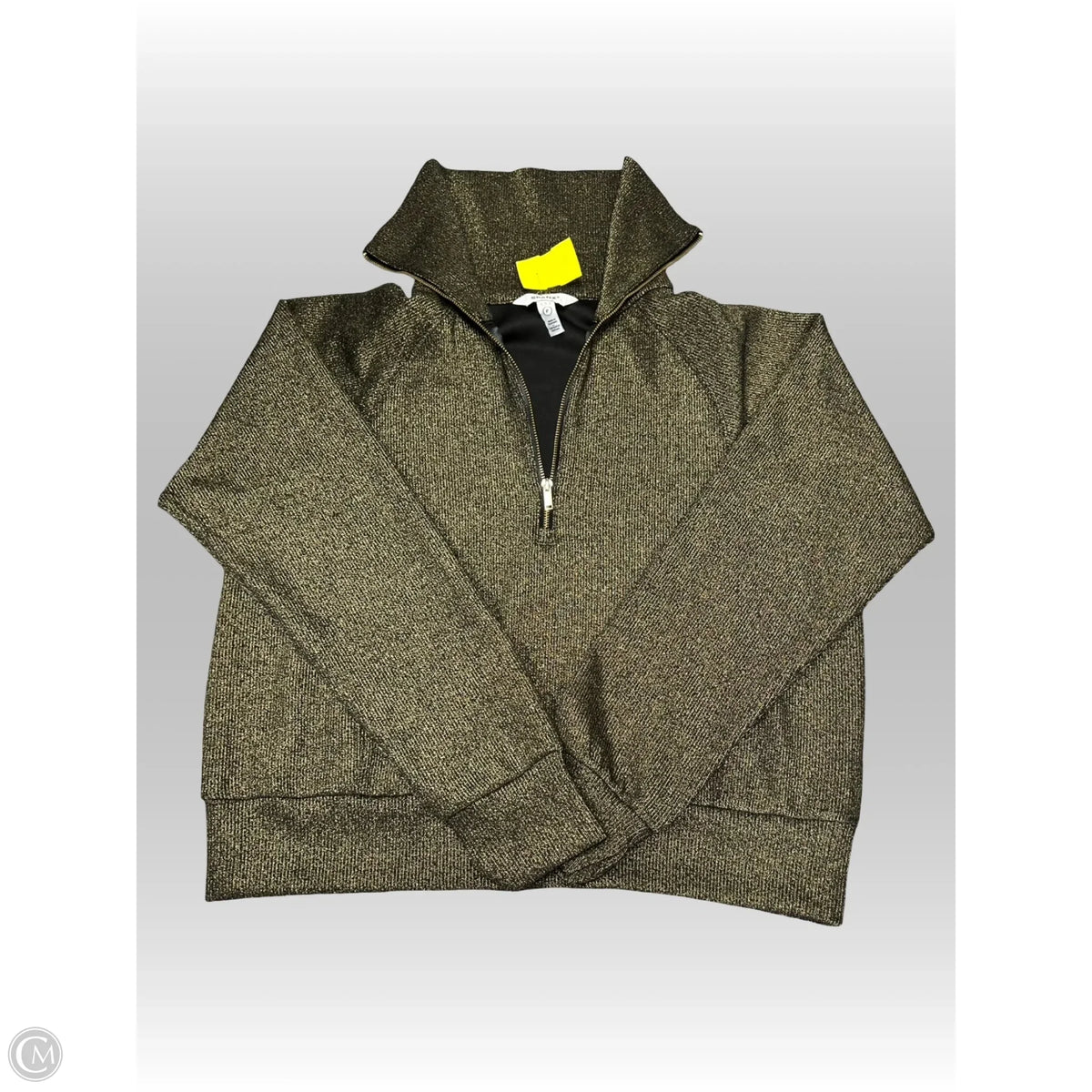 Sweatshirt Collar By Spanx In Gold, Size: S