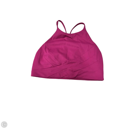 Athletic Bra By Lululemon In Pink, Size: 6