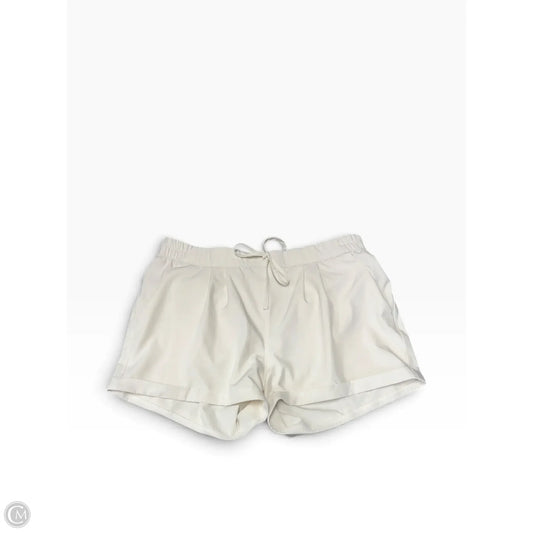 Athletic Shorts By Zyia In Cream, Size: Xl