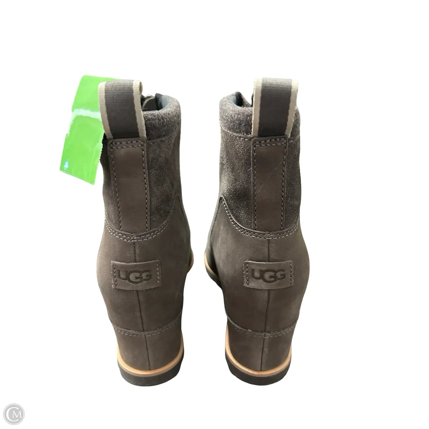 Boots Designer By Ugg In Brown, Size: 9