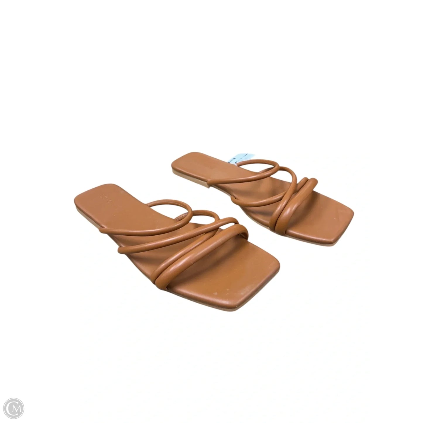 Sandals Flats By Clothes Mentor In Brown, Size: 10.5