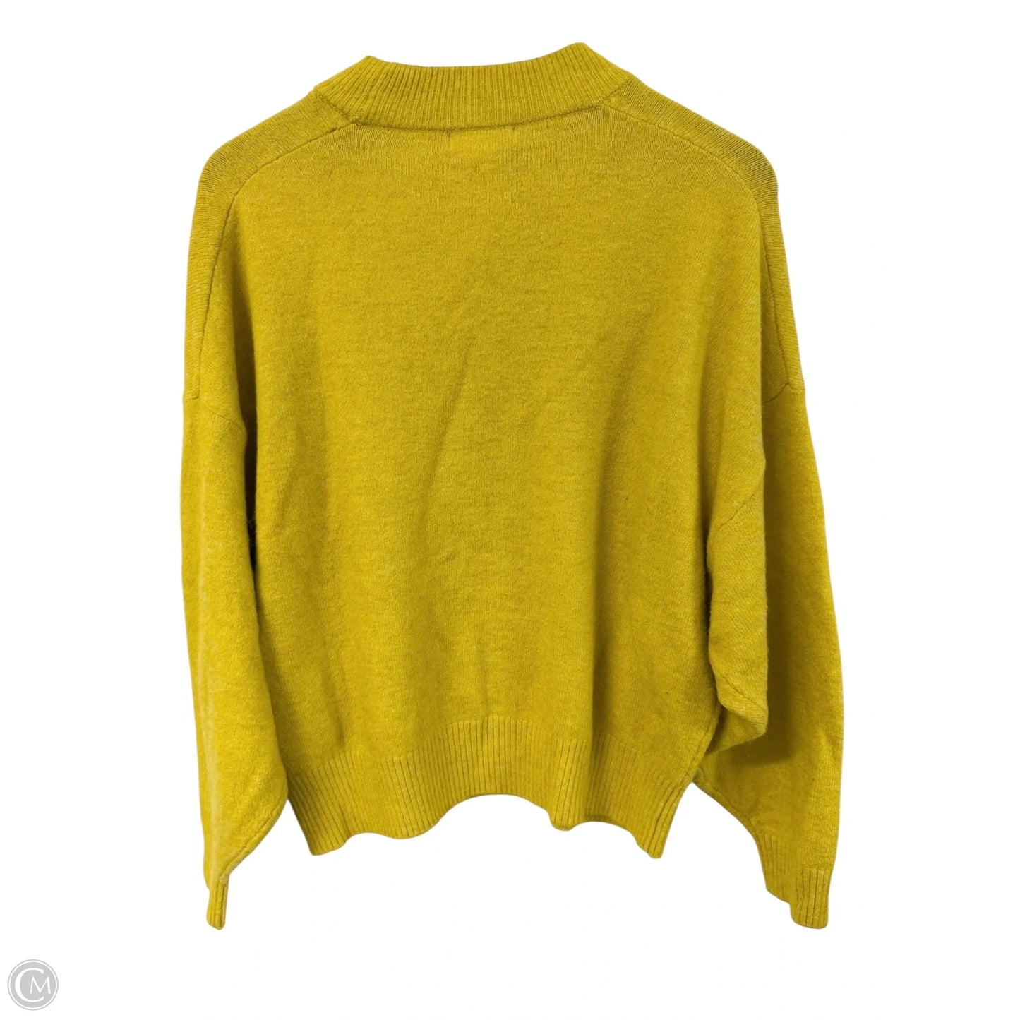 Sweater By H&m In Yellow, Size: L