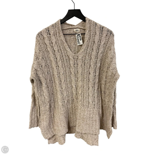 Sweater By Bke In Tan, Size: Xs