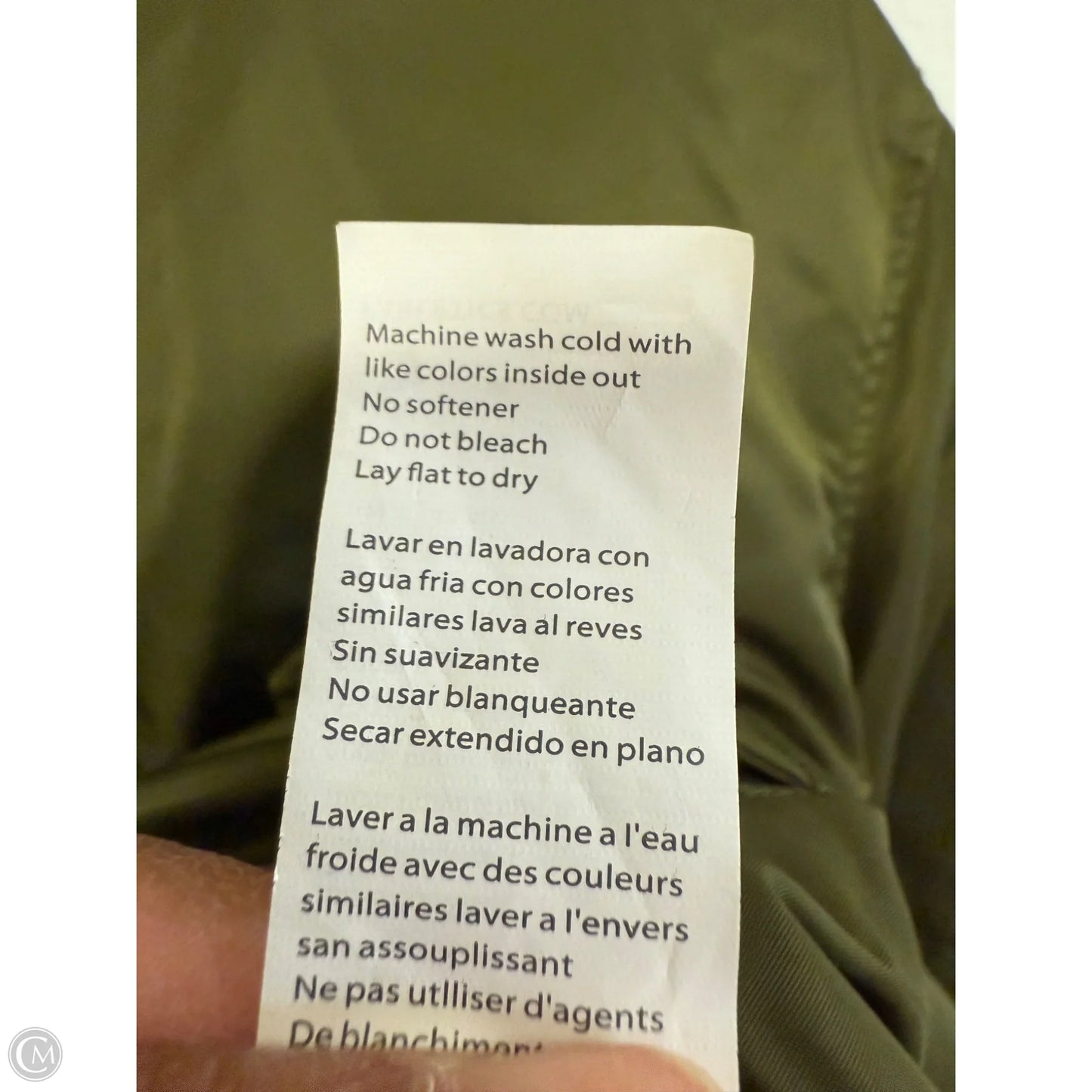 Jacket Puffer & Quilted By Fabletics In Green, Size: S