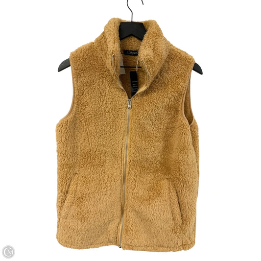 Vest Faux Fur & Sherpa By Cme In Beige, Size: M
