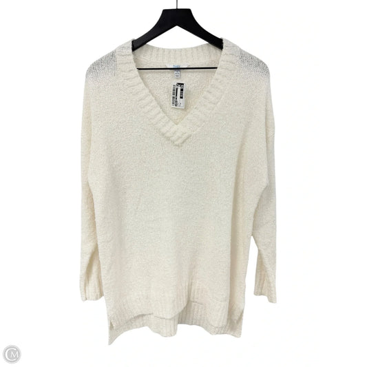 Sweater By Time And Tru In Ivory, Size: M