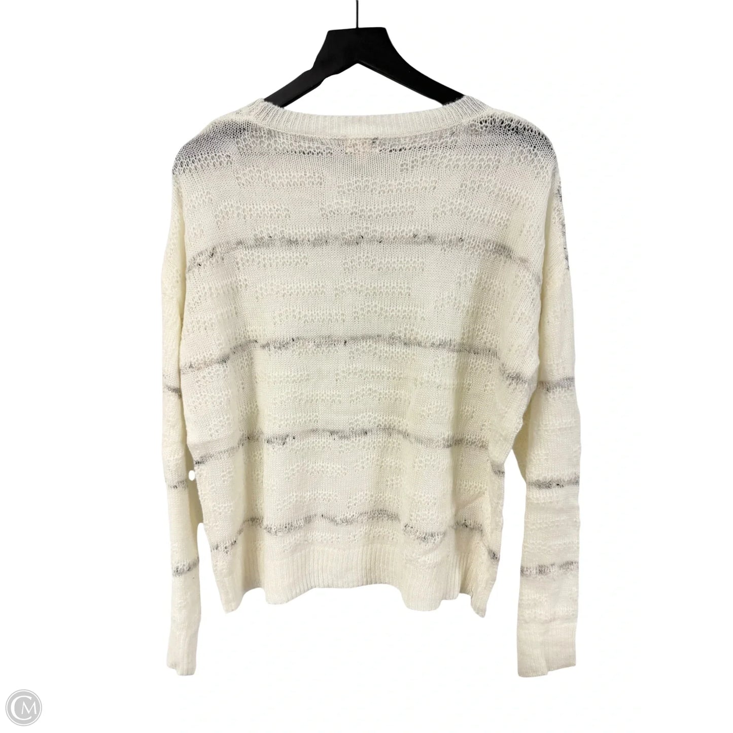 Sweater By Hem & Thread In Cream, Size: L