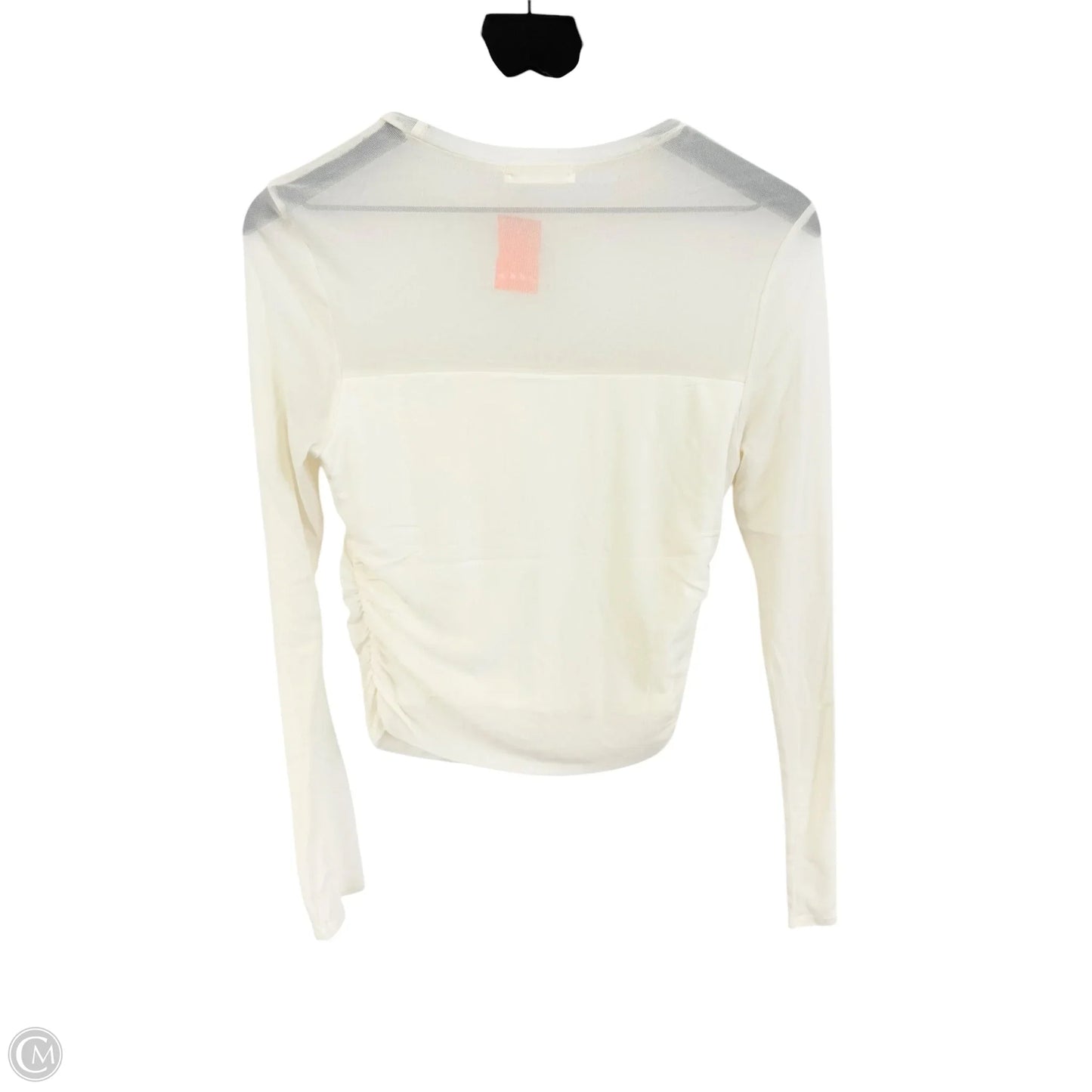 Top Long Sleeve By Active Usa In Cream, Size: L