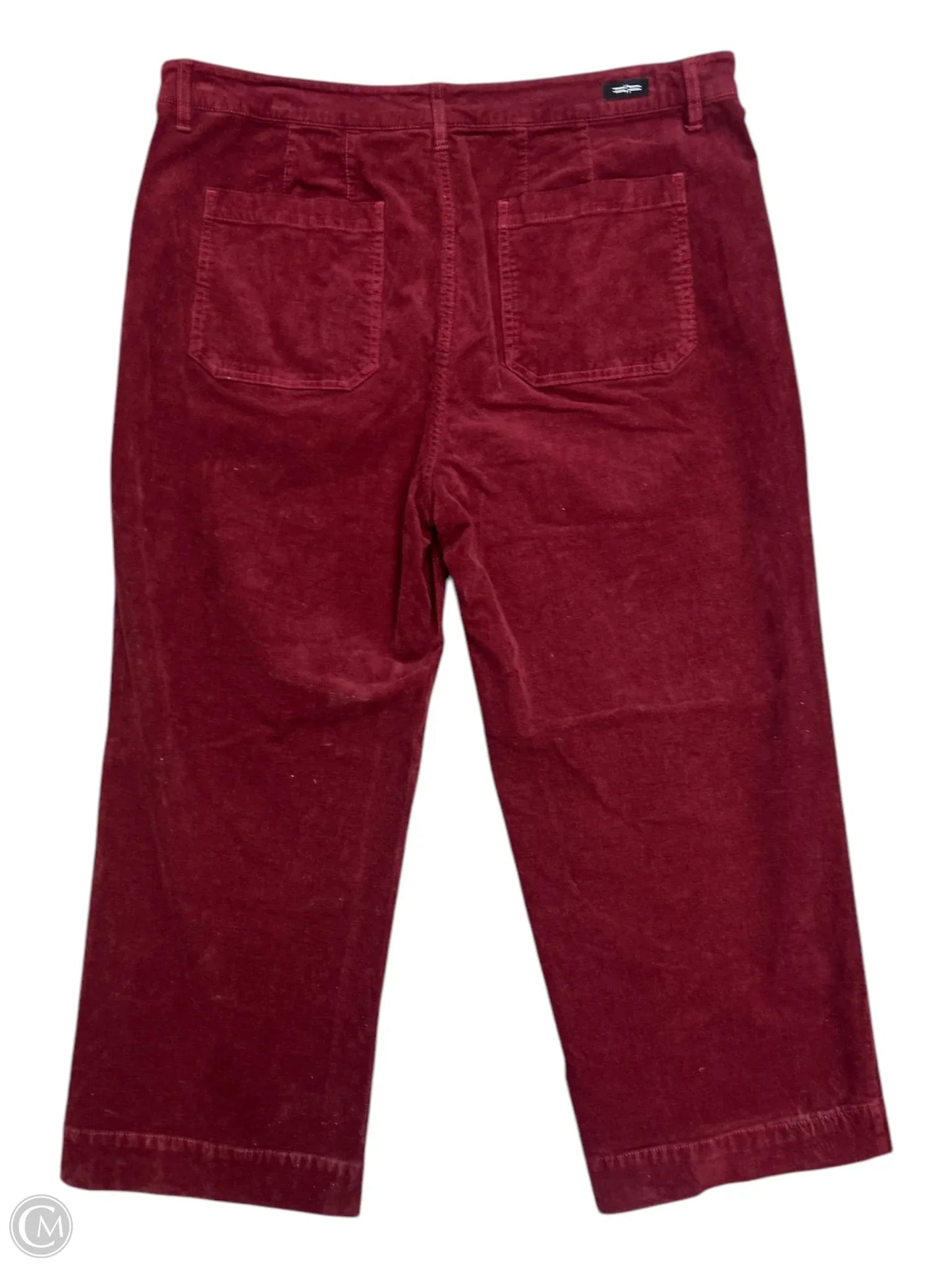 Pants Corduroy By Liverpool In Red, Size: 16