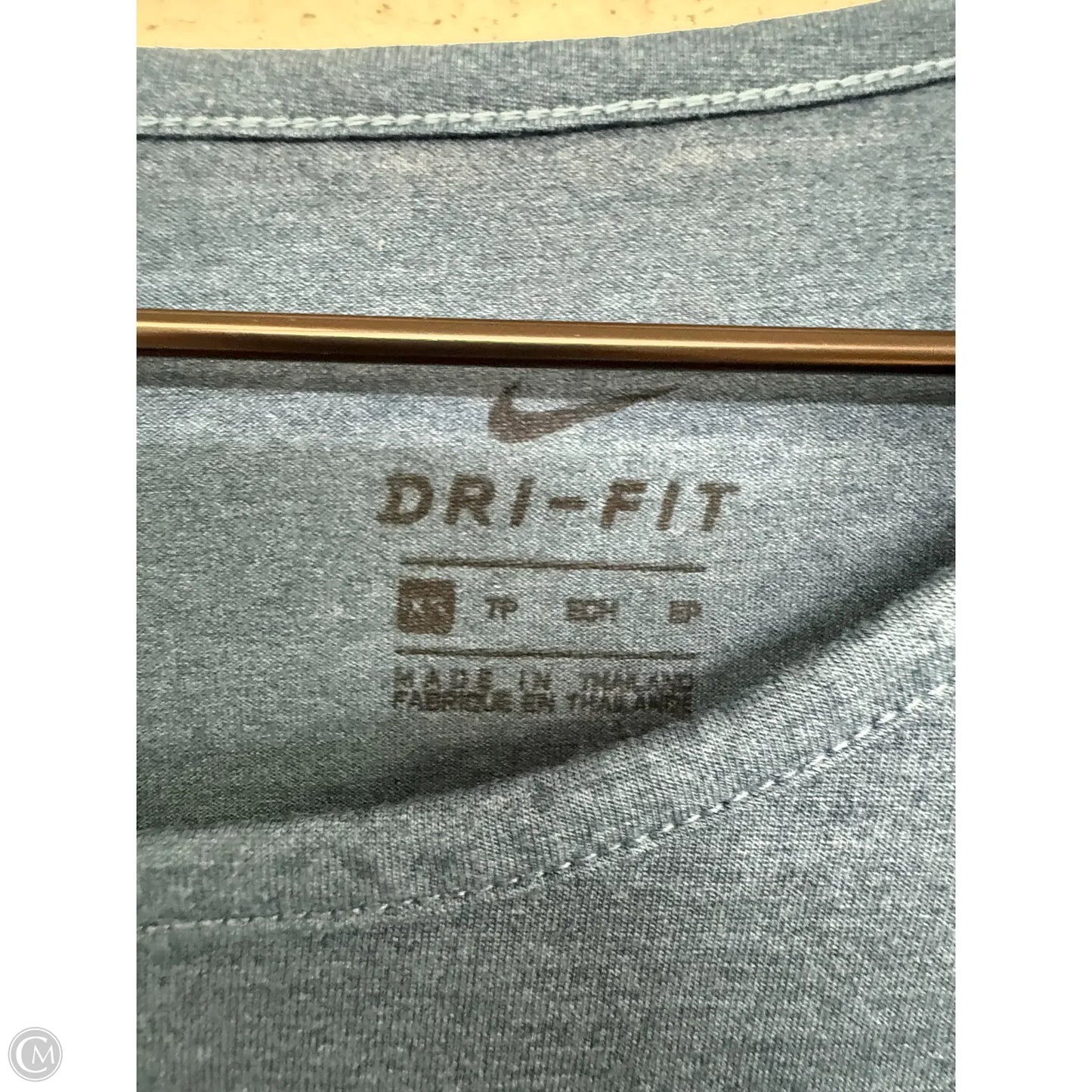 Athletic Top Long Sleeve Crewneck By Nike Apparel In Blue, Size: Xl