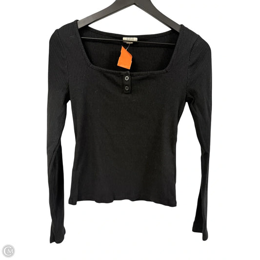 Top Long Sleeve Basic By Ana In Black, Size: S