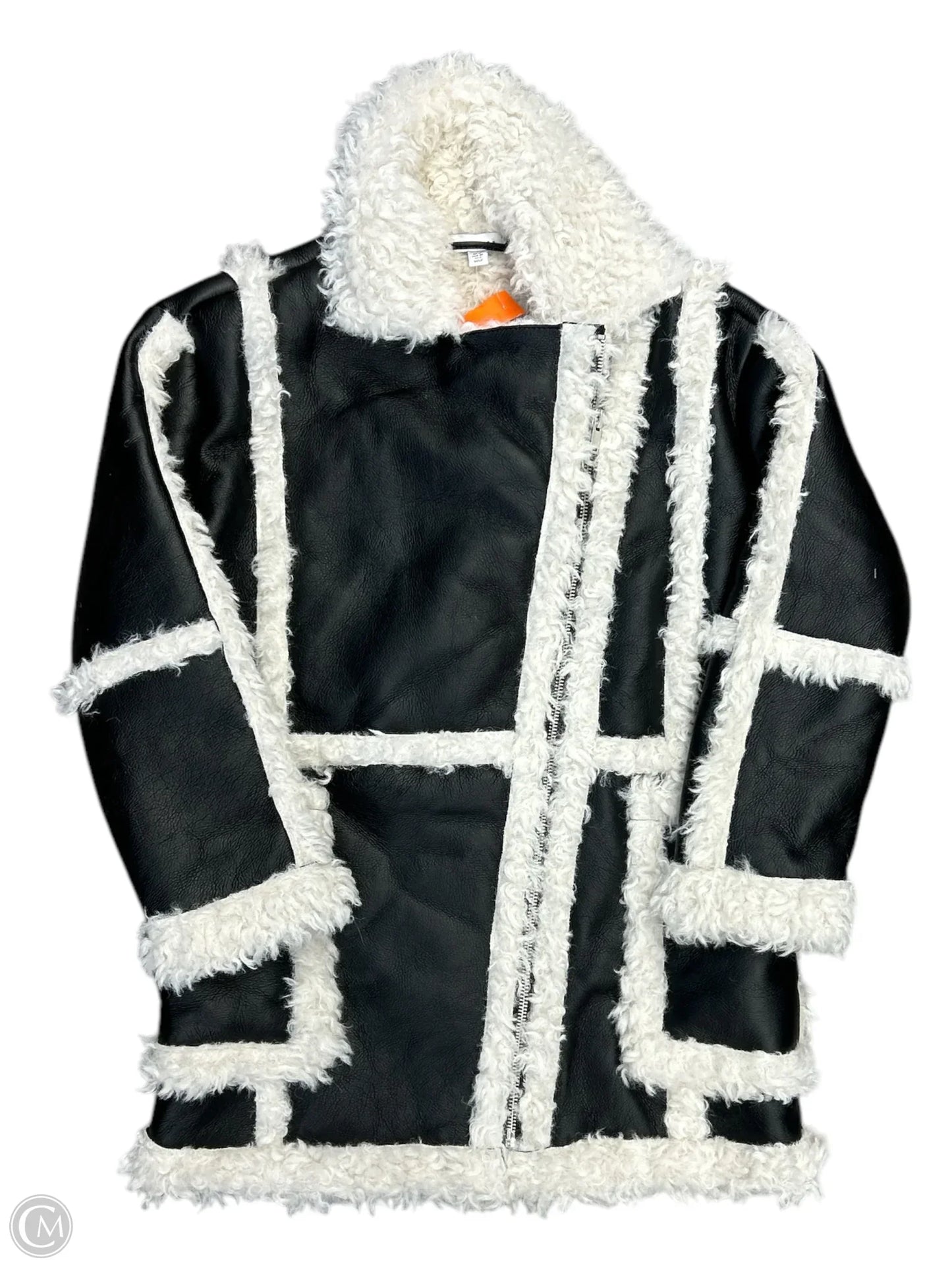 Coat Faux Fur & Sherpa By Top Shop  Size: 8
