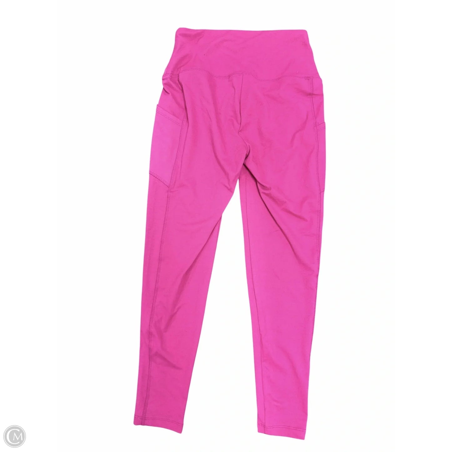 Athletic Leggings By Zenana Outfitters In Pink, Size: L