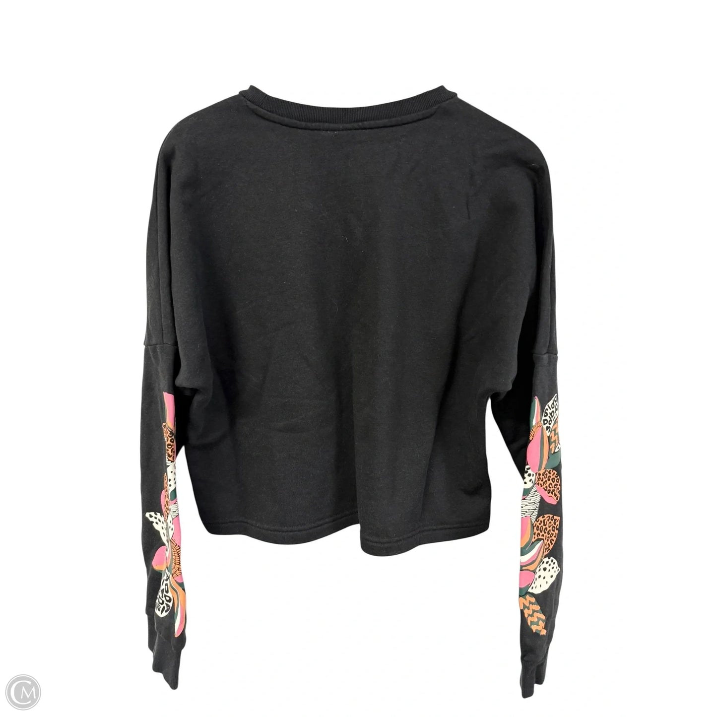 Sweatshirt Crewneck By Adidas In Black, Size: L