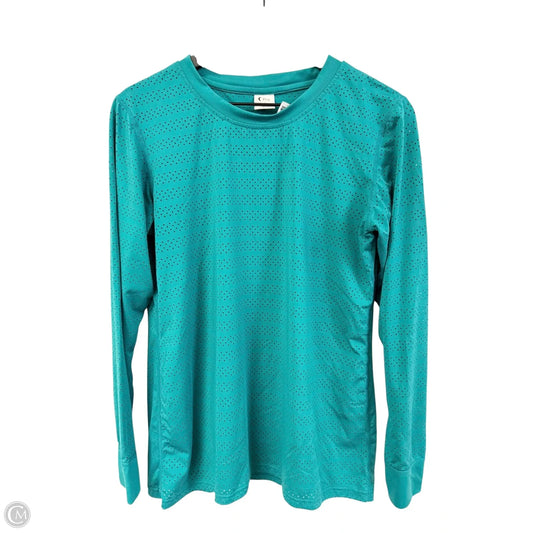 Athletic Top Long Sleeve Crewneck By Zyia In Green, Size: L