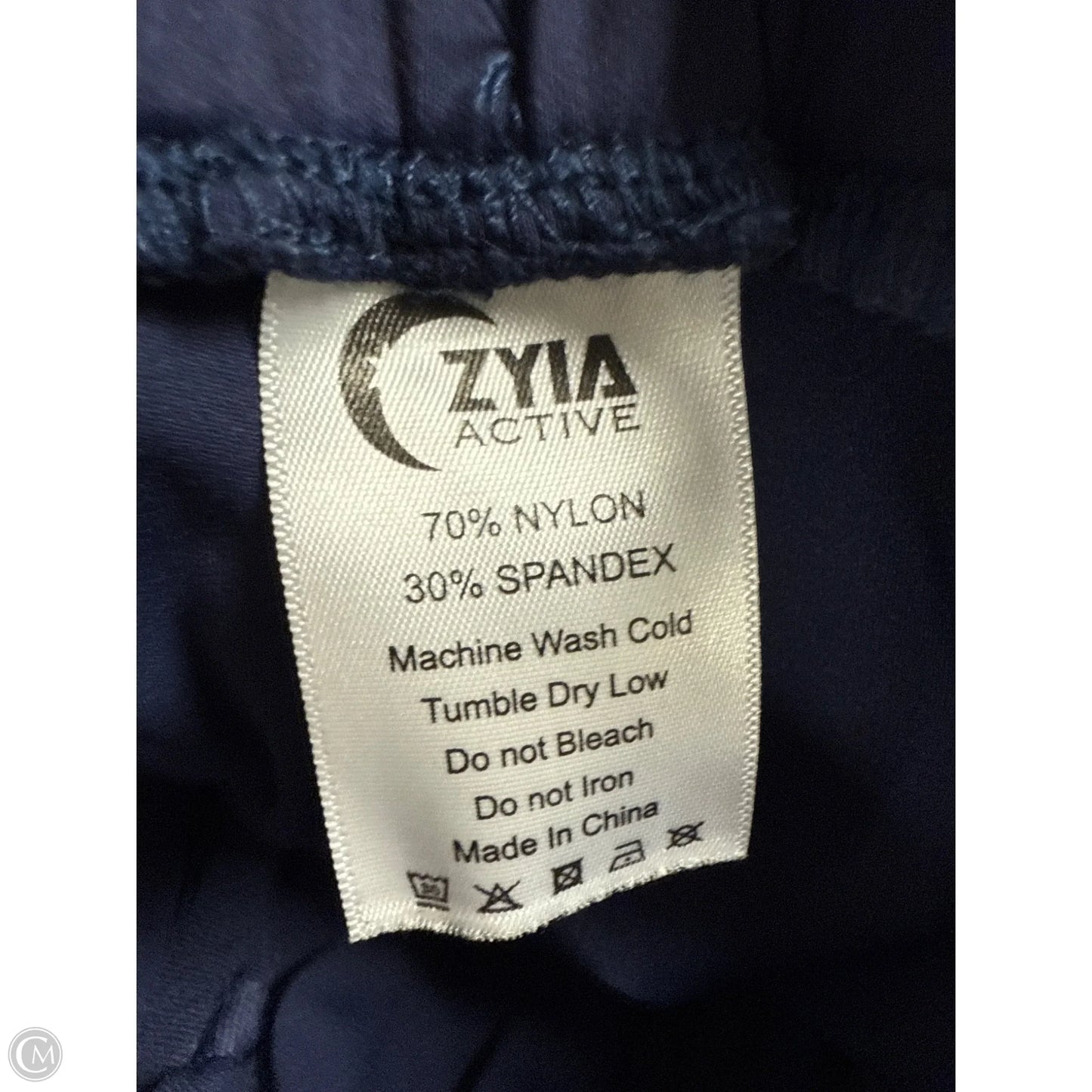 Athletic Pants By Zyia In Navy, Size: S