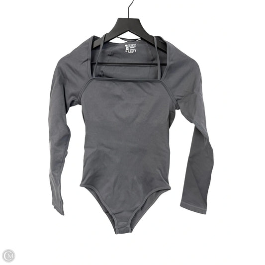 Bodysuit By Clothes Mentor In Grey, Size: M