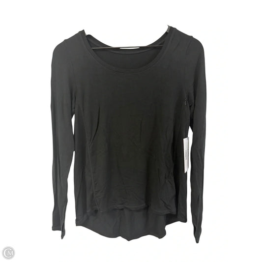 Athletic Top Long Sleeve Crewneck By Zyia In Black, Size: S