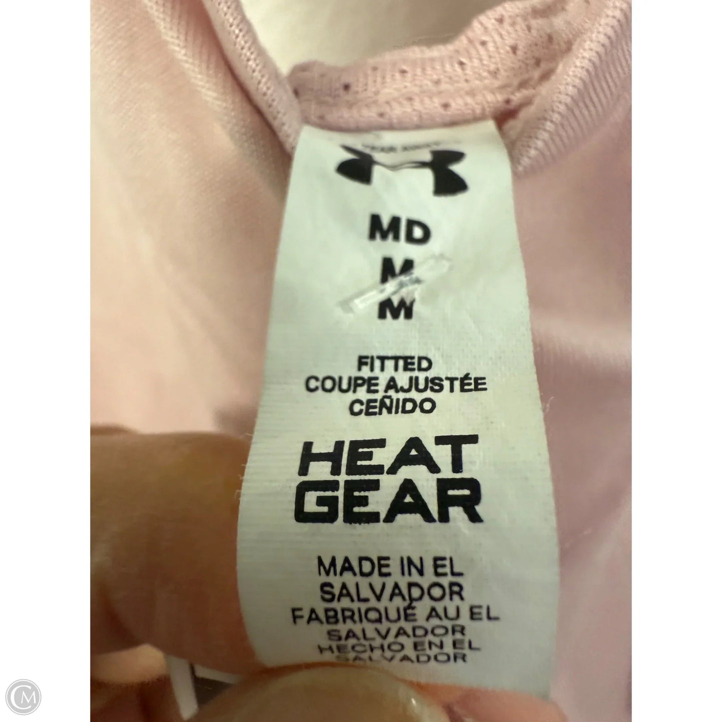 Athletic Tank Top By Under Armour In Pink, Size: M