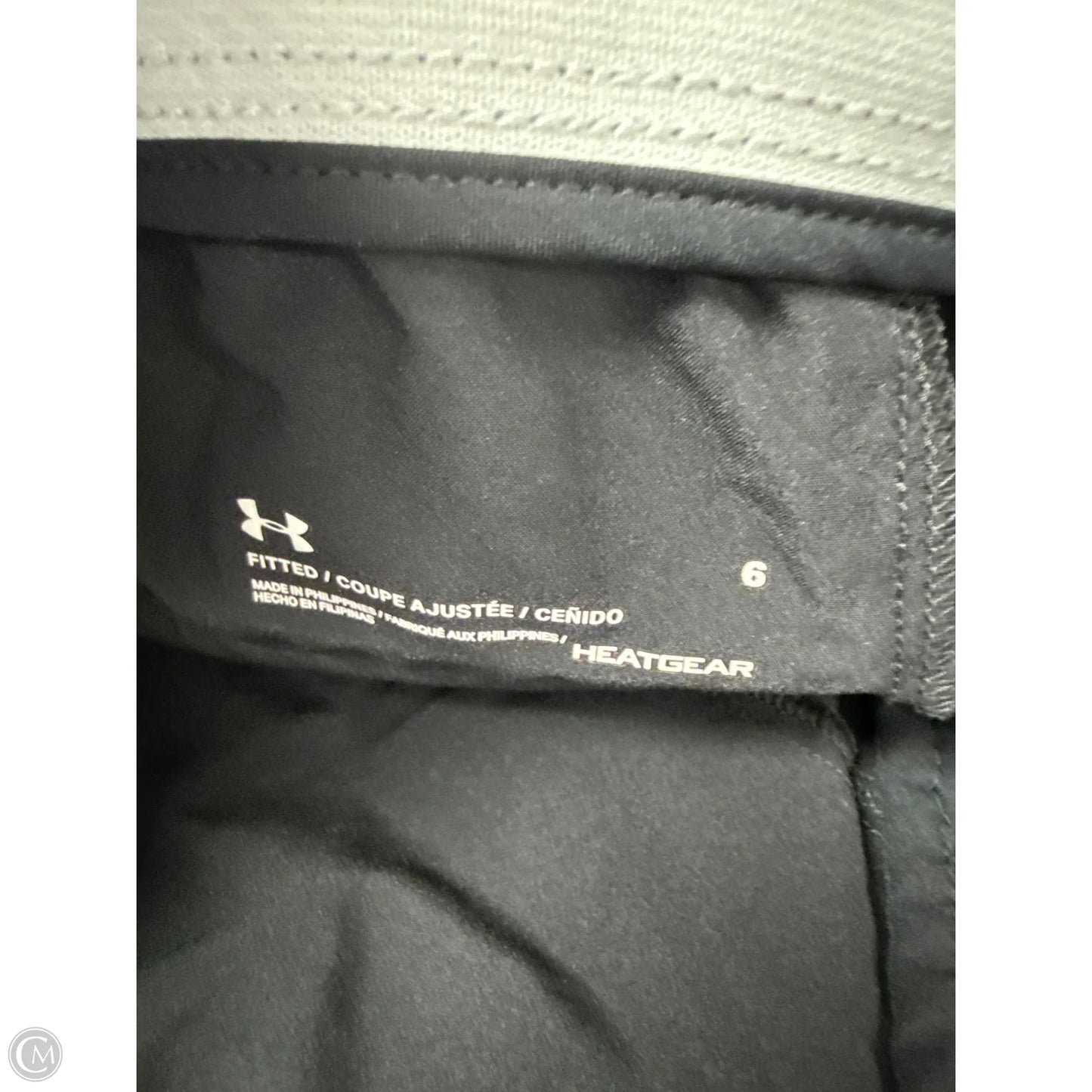 Athletic Shorts By Under Armour In Black, Size: 6
