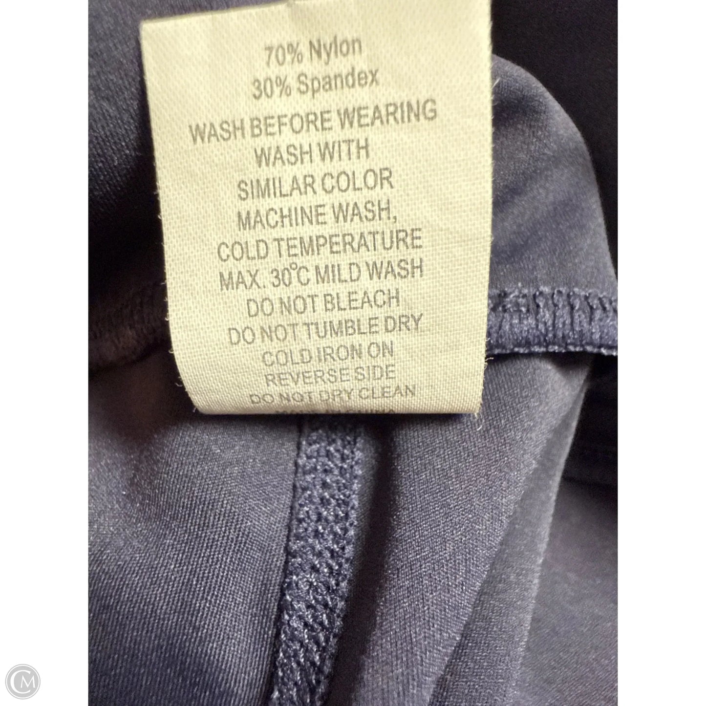 Athletic Leggings By Zyia In Navy, Size: M