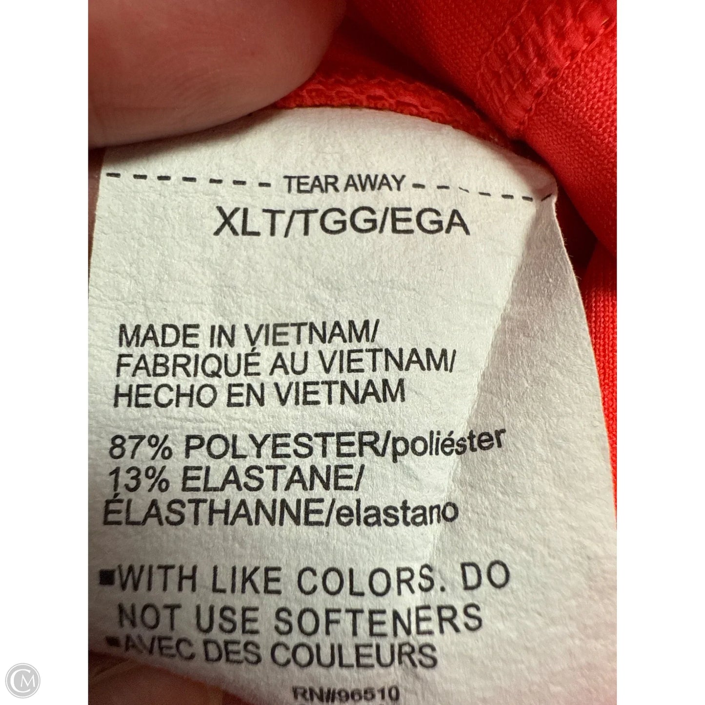 Athletic Leggings By Under Armour In Coral, Size: Xl
