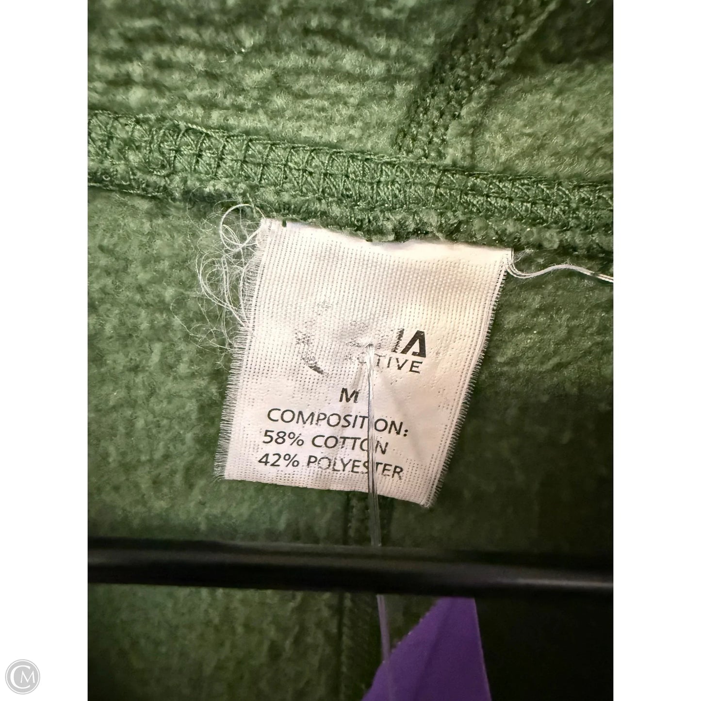 Sweatshirt Hoodie By Zyia In Green, Size: M