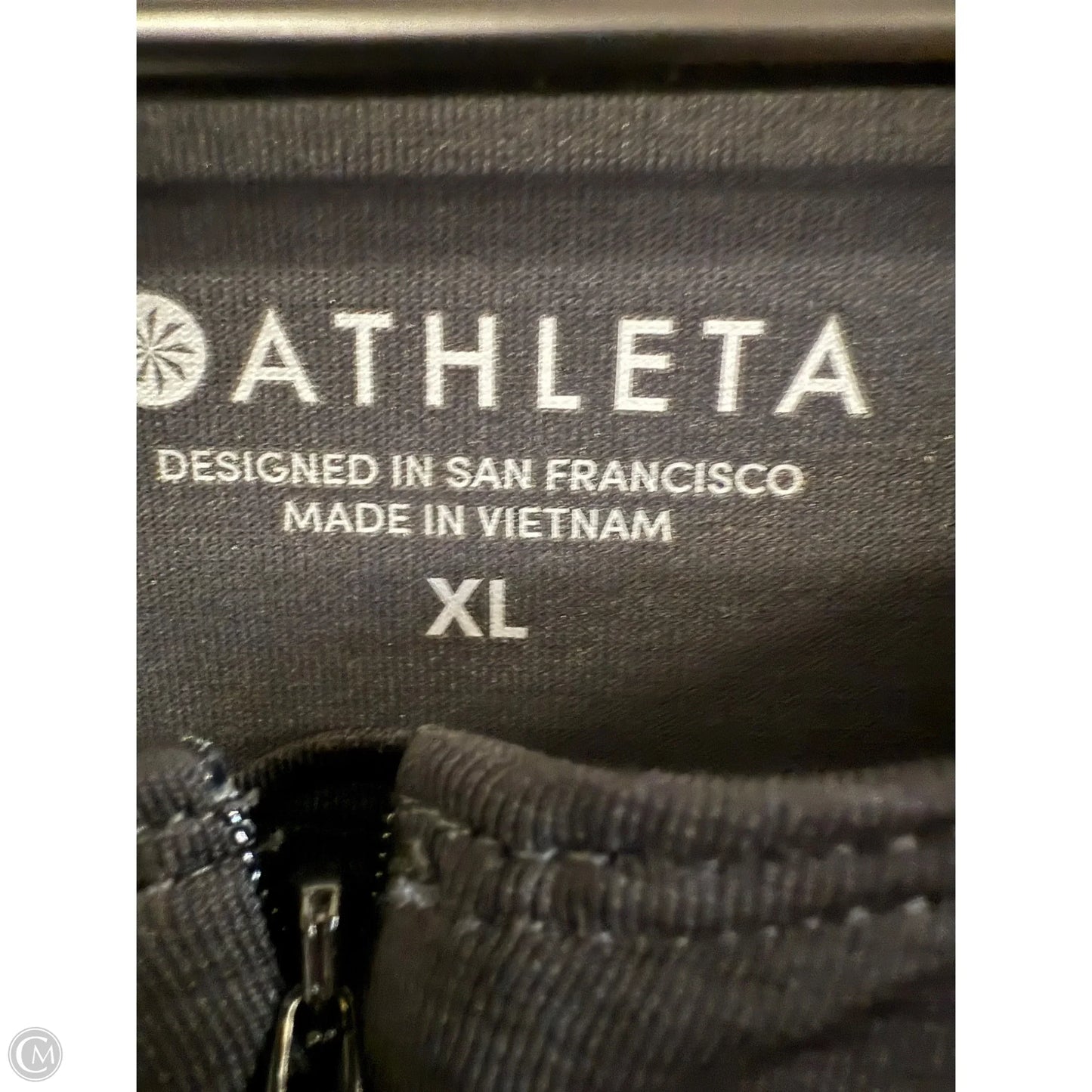 Athletic Top Long Sleeve Crewneck By Athleta In Black, Size: Xl