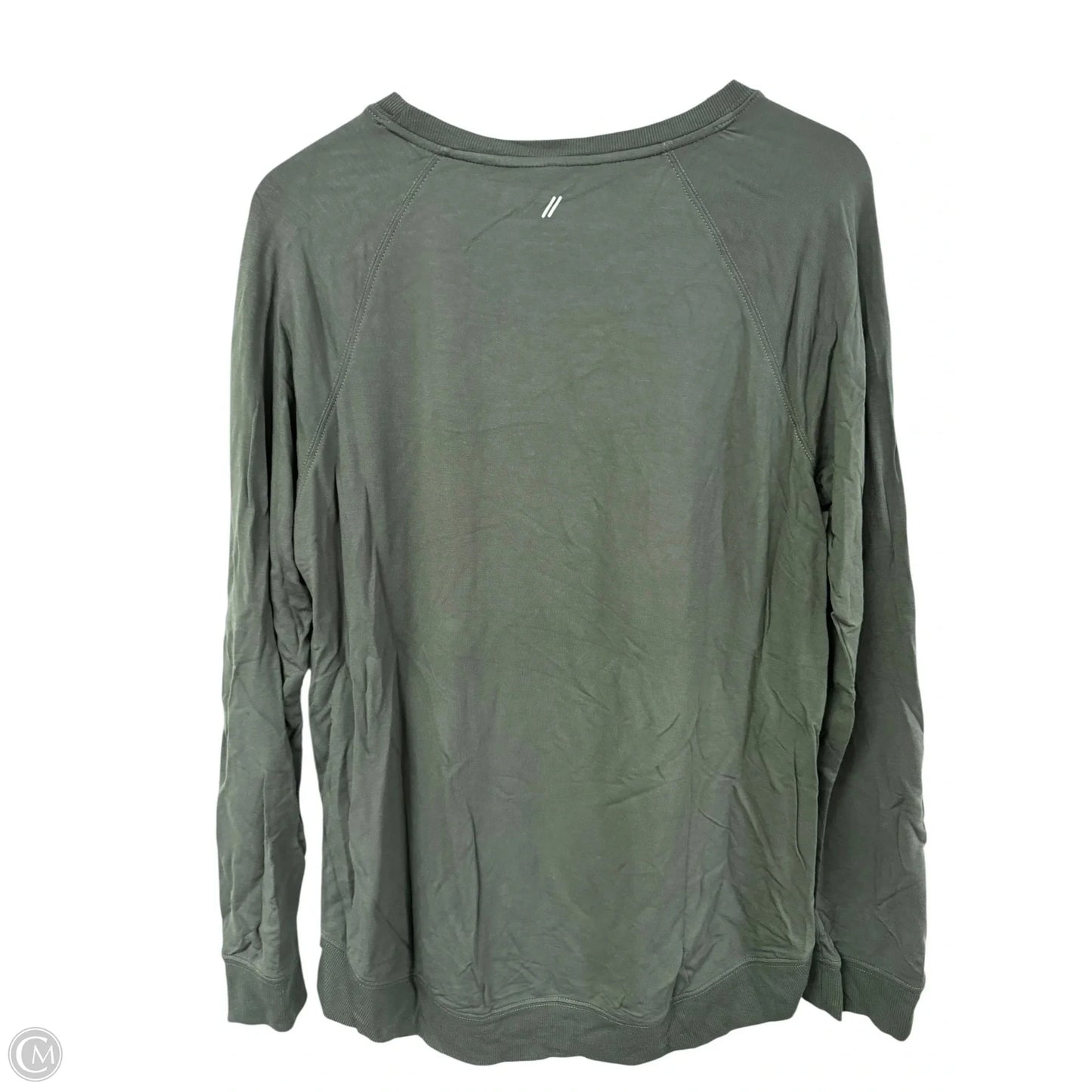 Athletic Top Long Sleeve Crewneck By Thread And Supply In Green, Size: L