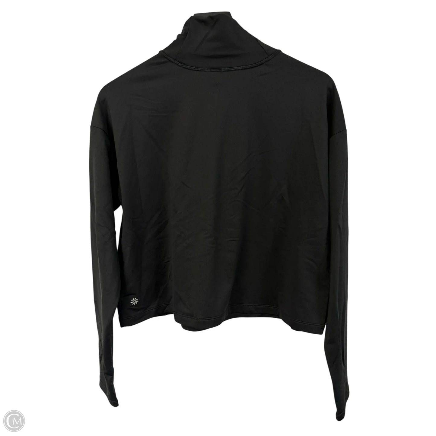 Athletic Top Long Sleeve Crewneck By Athleta In Black, Size: M