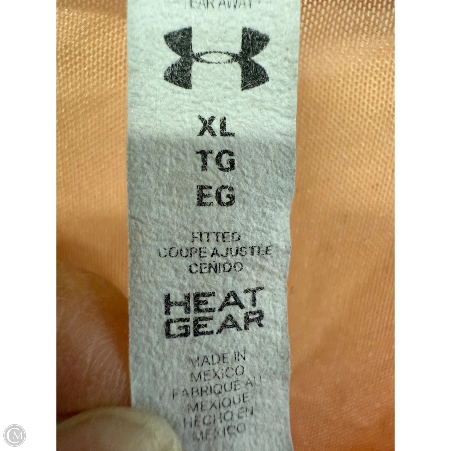 Athletic Tank Top By Under Armour In Orange, Size: Xl