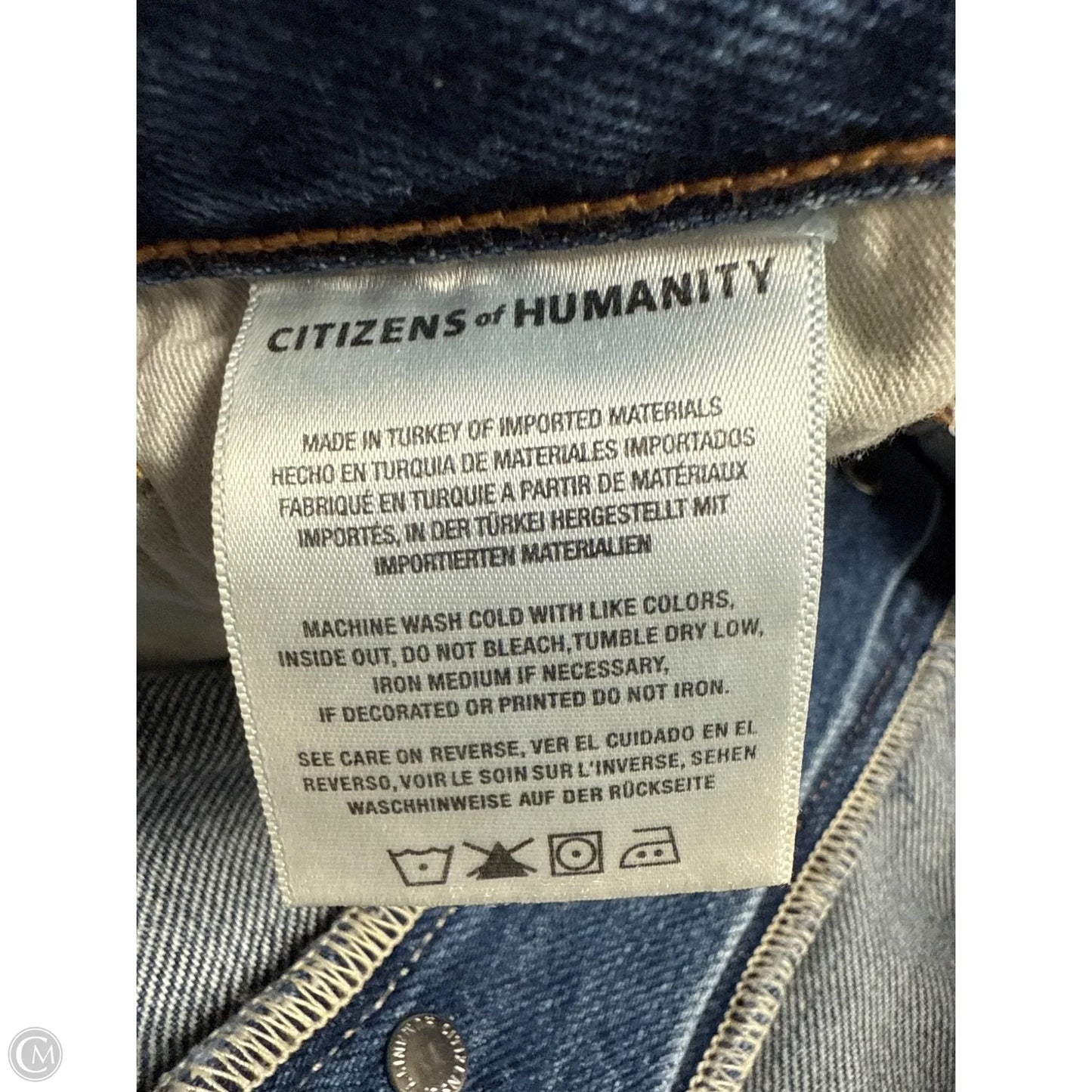 Shorts By Citizens Of Humanity In Blue Denim, Size: 6