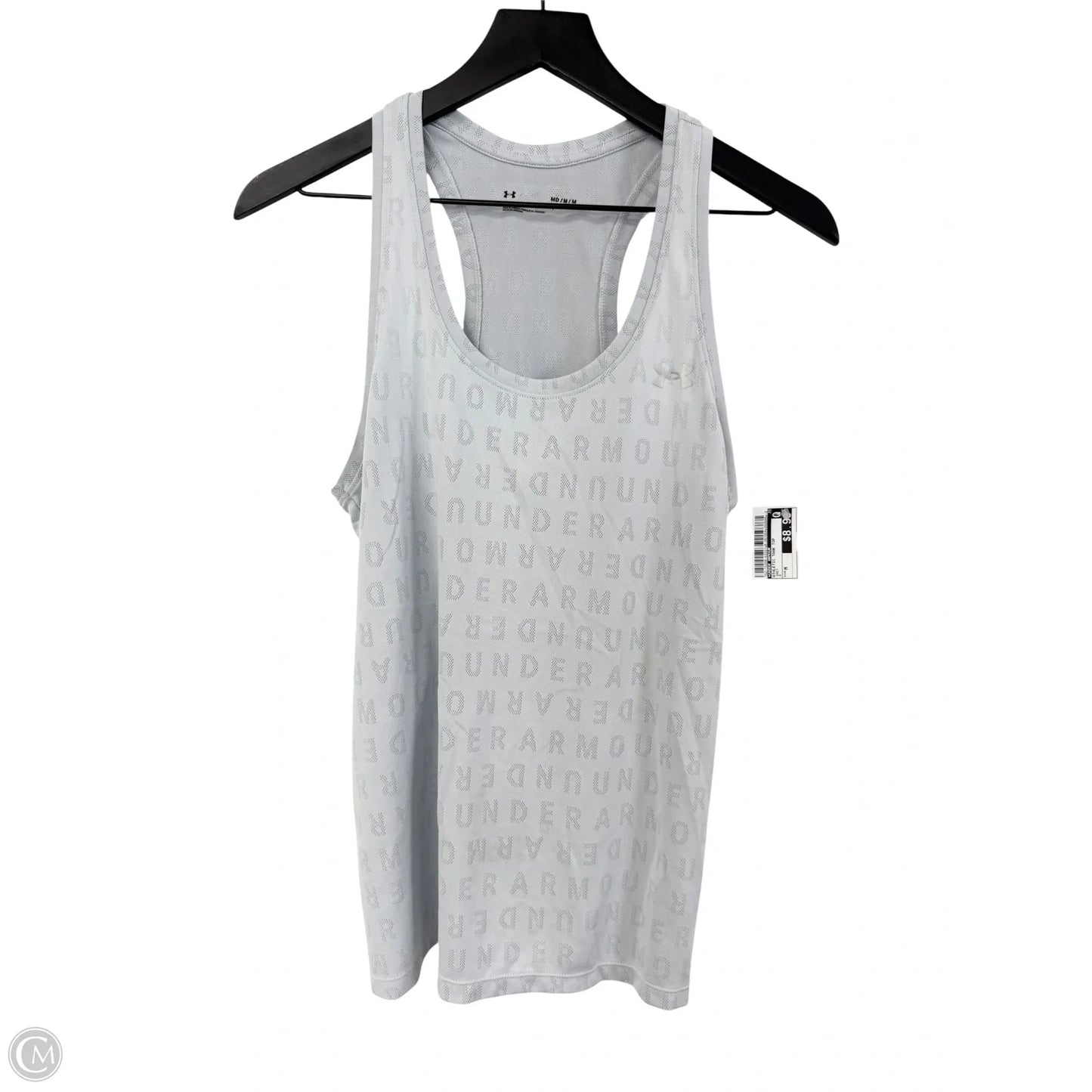 Athletic Tank Top By Under Armour In Grey, Size: M