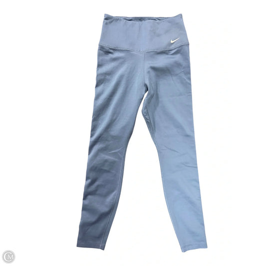 Athletic Leggings By Nike Apparel In Blue, Size: M