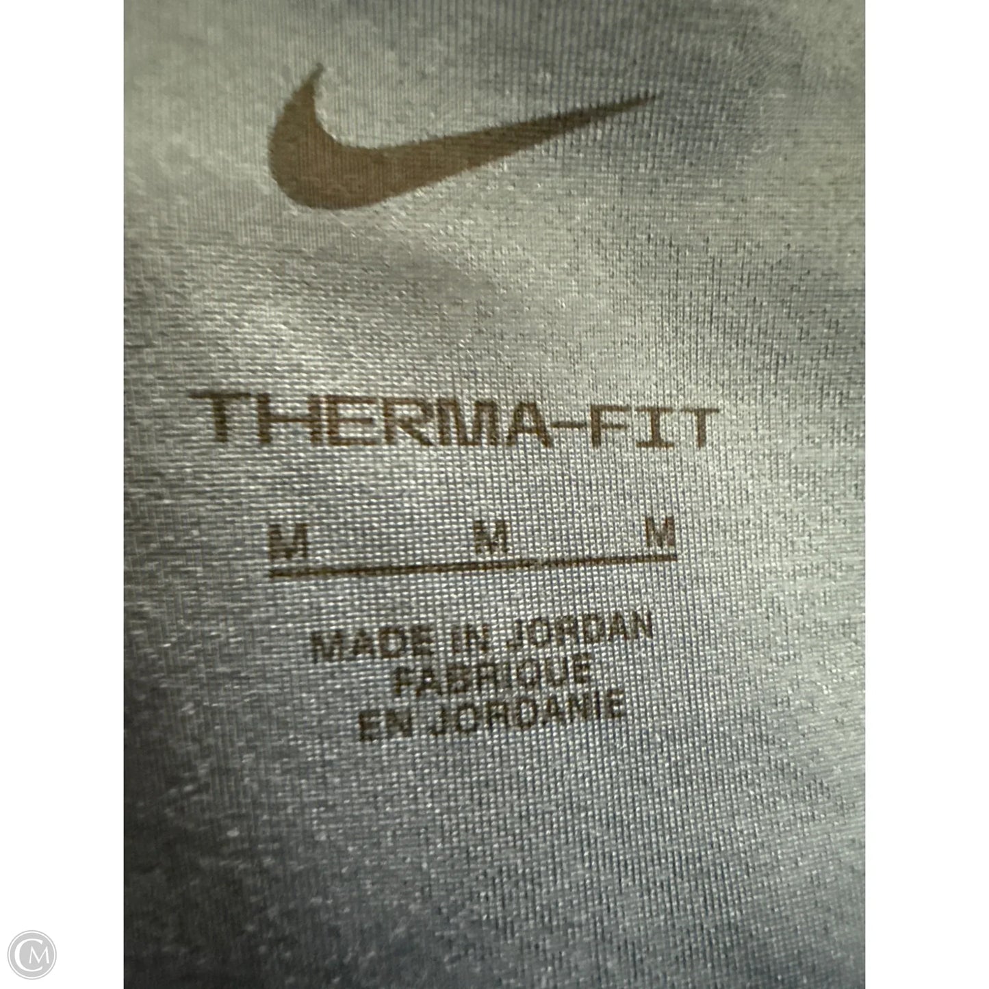 Athletic Leggings By Nike Apparel In Blue, Size: M