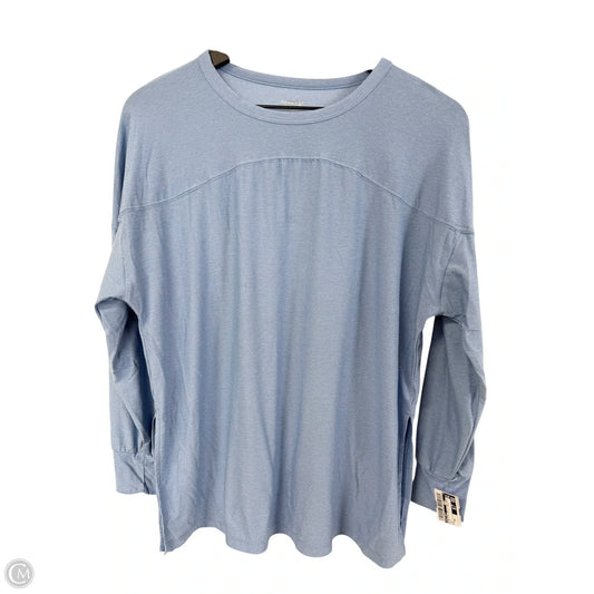 Athletic Top Long Sleeve Crewneck By Old Navy In Blue, Size: Xs