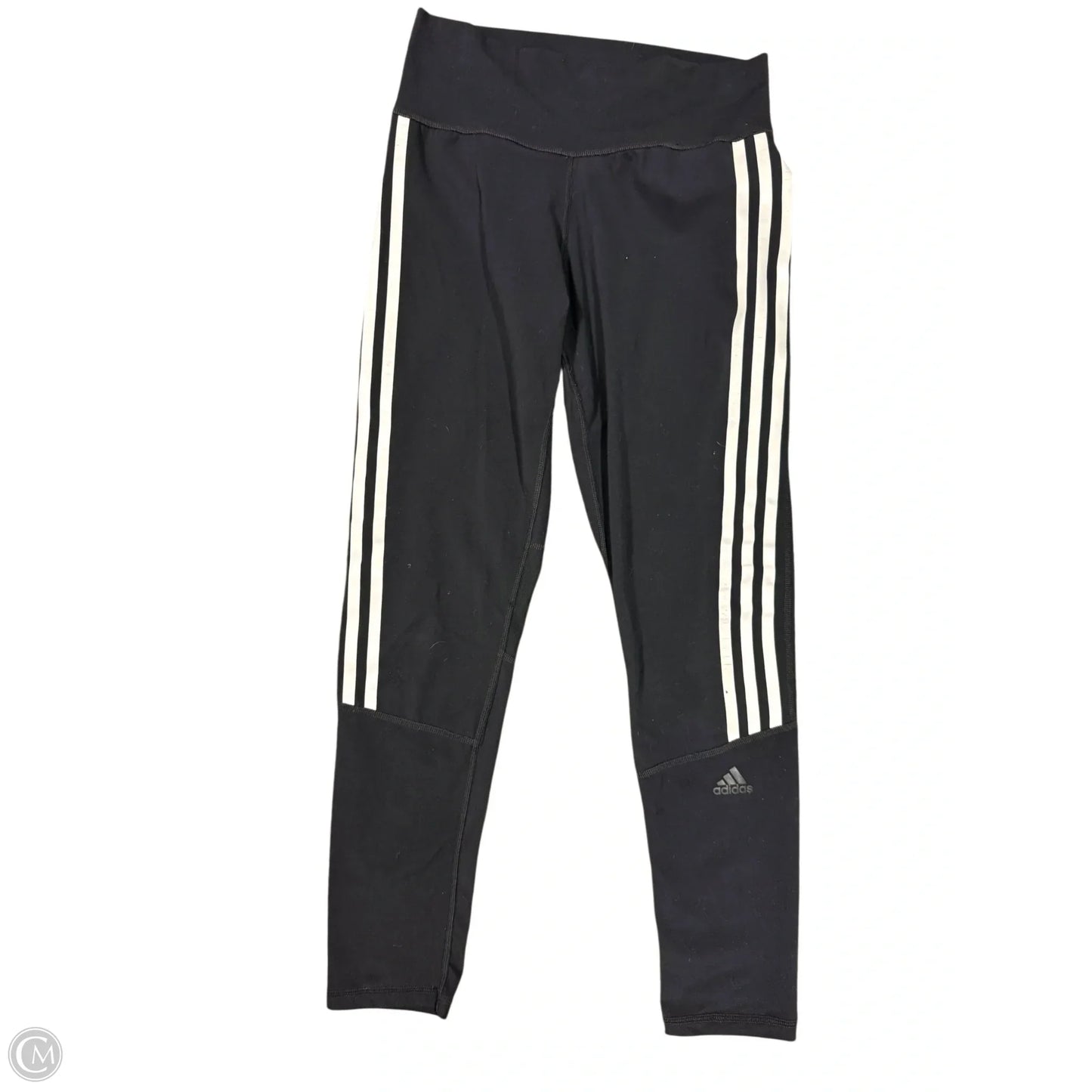 Athletic Leggings By Adidas In Black, Size: M
