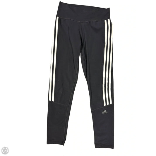 Athletic Leggings By Adidas In Black, Size: M