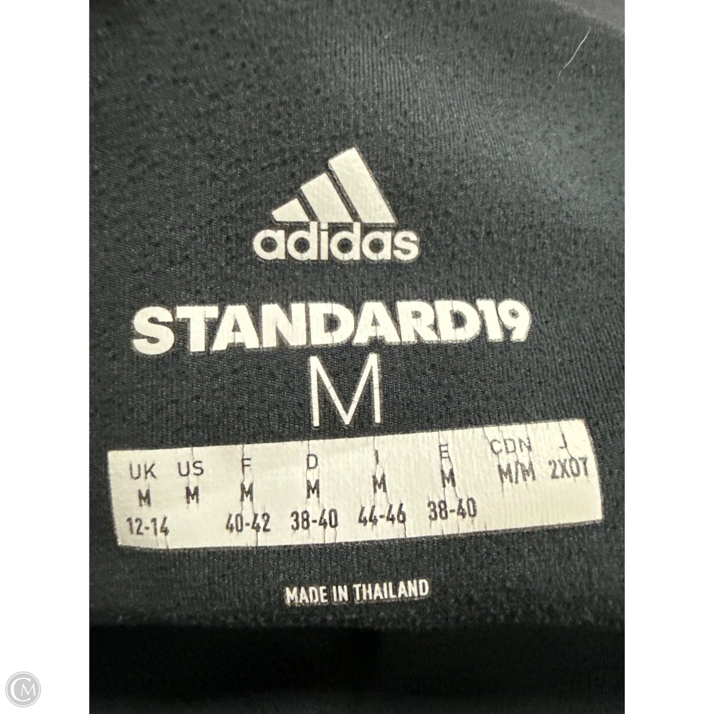 Athletic Leggings By Adidas In Black, Size: M