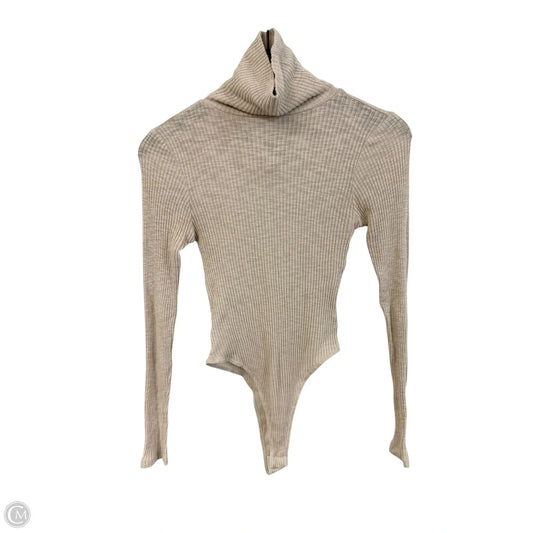 Bodysuit By Olivaceous In Tan, Size: M