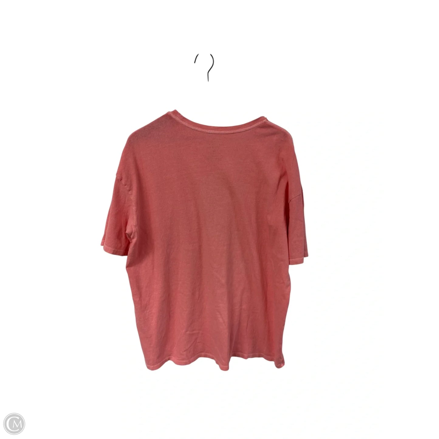 Top Short Sleeve By Billabong In Pink, Size: L