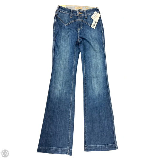 Jeans Wide Leg By Ariat In Blue Denim, Size: 4l